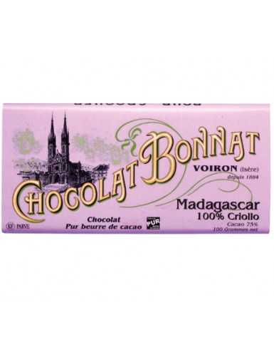 Chocolat Madagascar 100 % Criollo-Bonnat